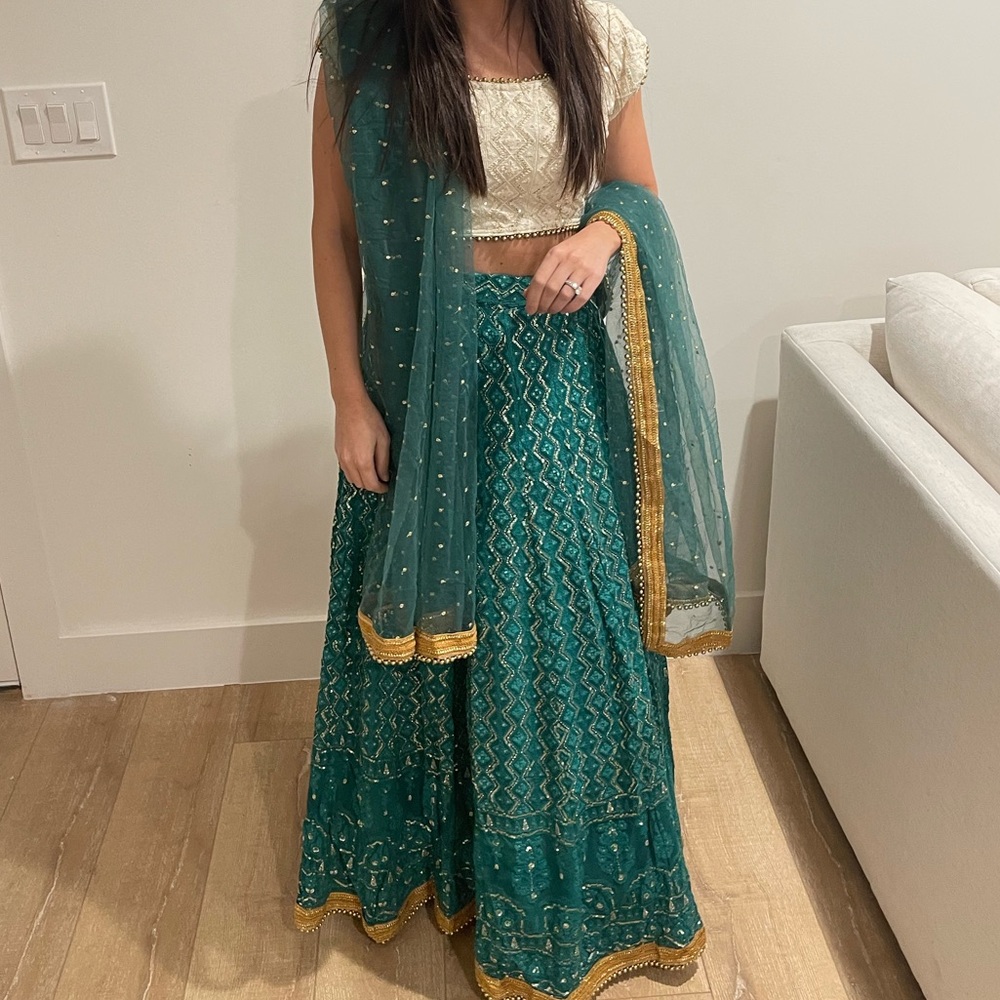 Green Lehenga Choli